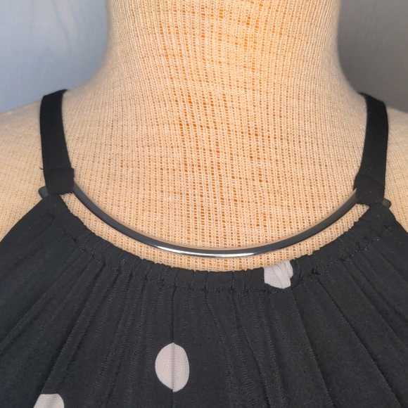 Polka Dot Black White and Red Halter Top by Ricki's - Picture 5 of 7